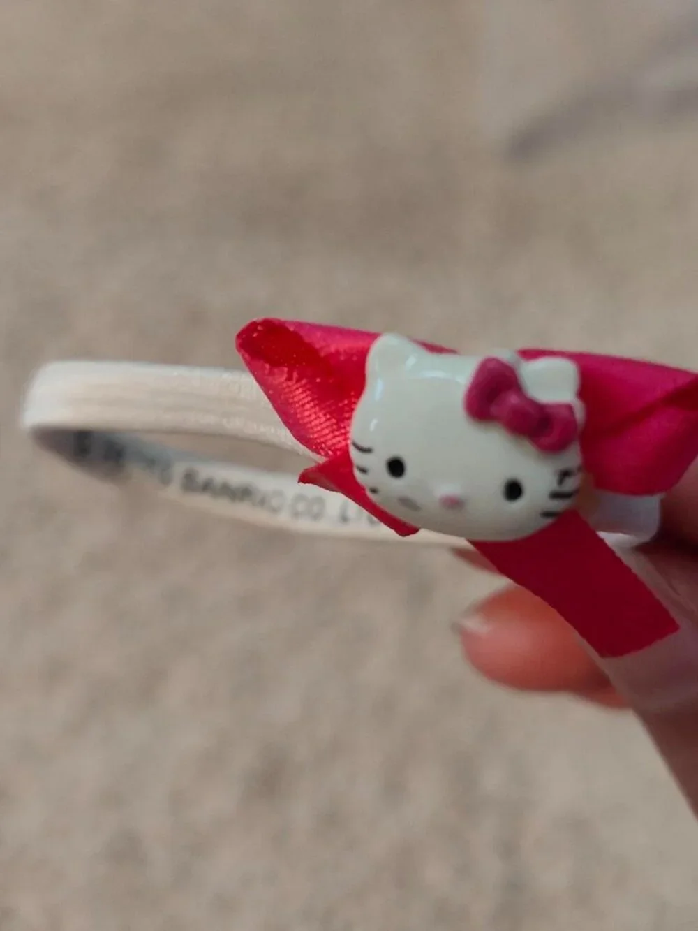 Hello Kitty headband and matching bracelet